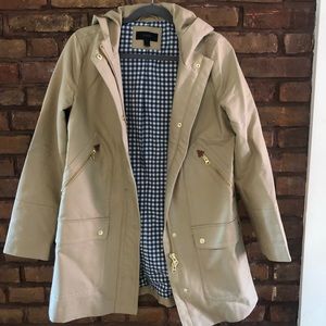 J. Crew Chateau Trench Coat Jacket